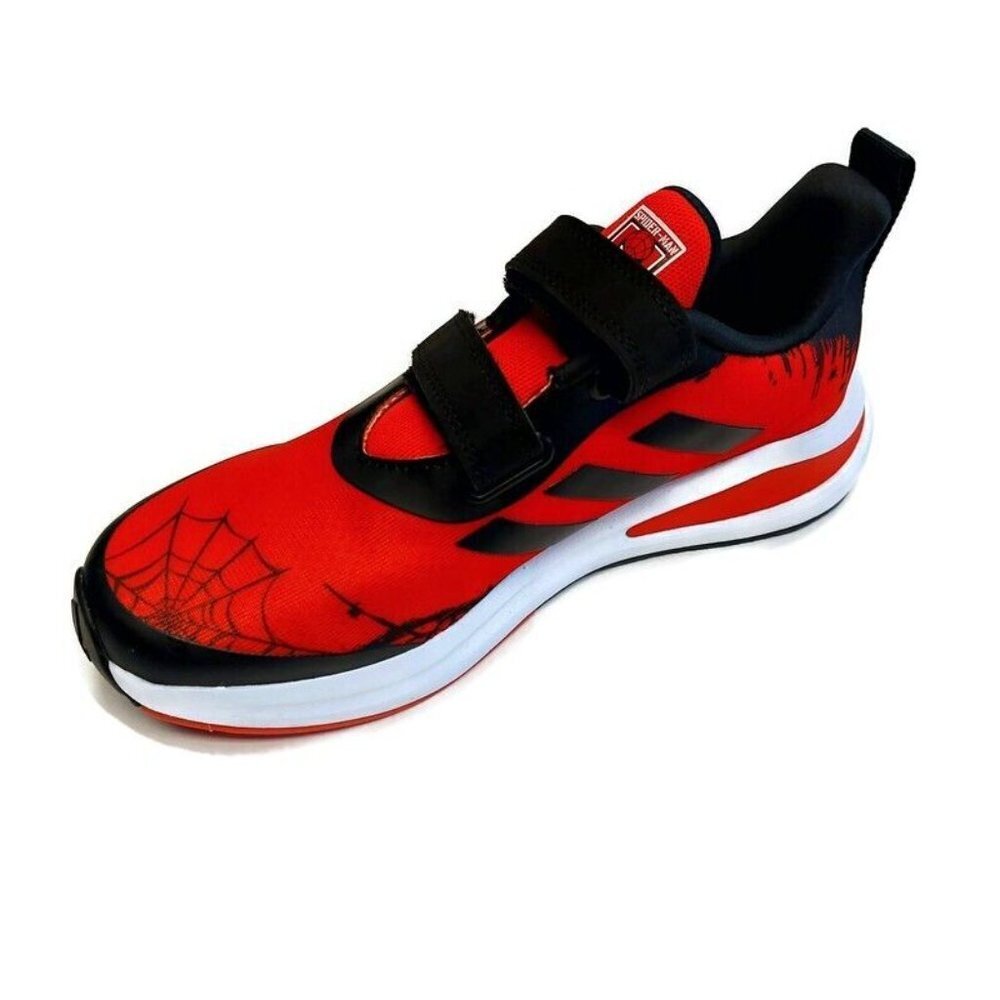 Adidas X Marvel Spider-Man Fortarun Shoes GZ0656 Youth Size 4.5 Womens Size 6 - Picture 4 of 9